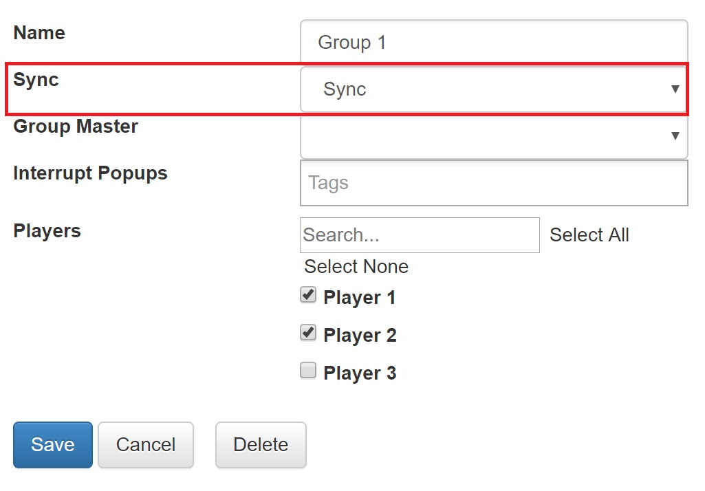 Syncing